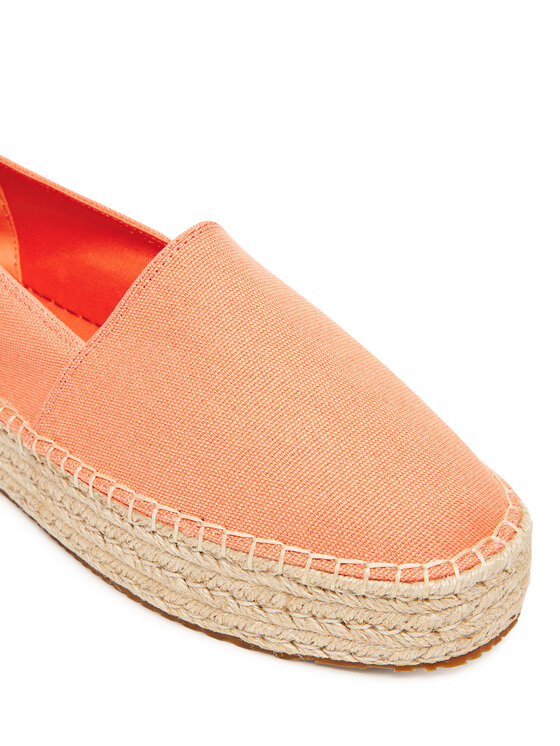Calvin Klein Jeans Espadrile Calvin Klein Jeans Platform Espadrille Ml Cs YW0YW01871 Narančasta