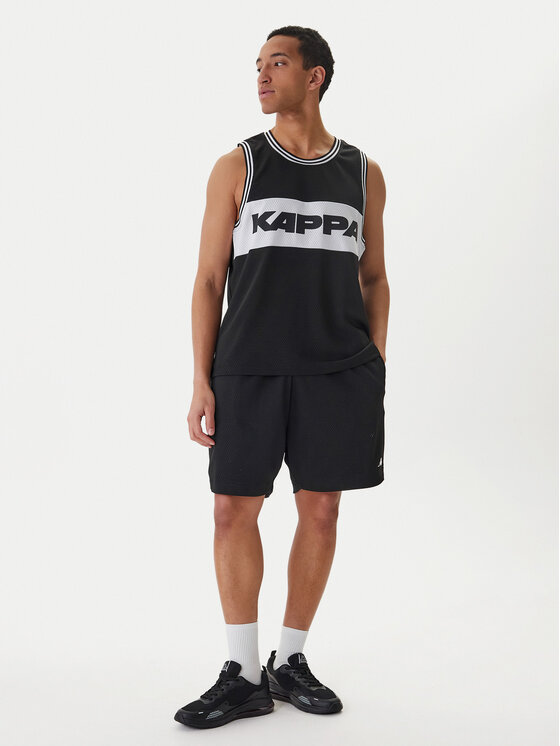 Kappa Kappa Майка Authentic Sainos 382E2PW Чорний Regular Fit