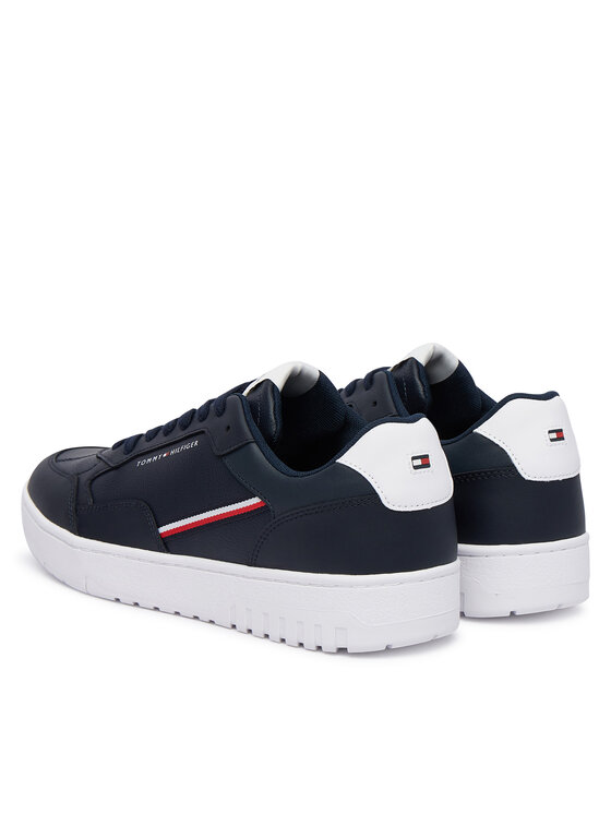 Tommy Hilfiger Sneakers Tommy Hilfiger Th Basket Corporate Stripes FM0FM06091 Blu scuro