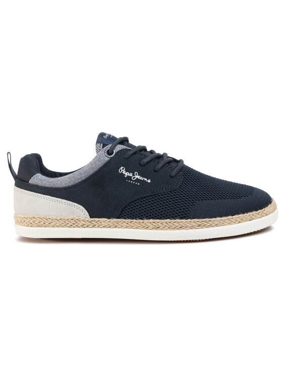 Pepe Jeans Espadrilės Pepe Jeans Maui Sport Knit PMS10284 Tamsiai mėlyna