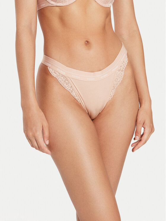 Guess Guess Бразильські труси Jane O4YE00 PZ01C Бежевий