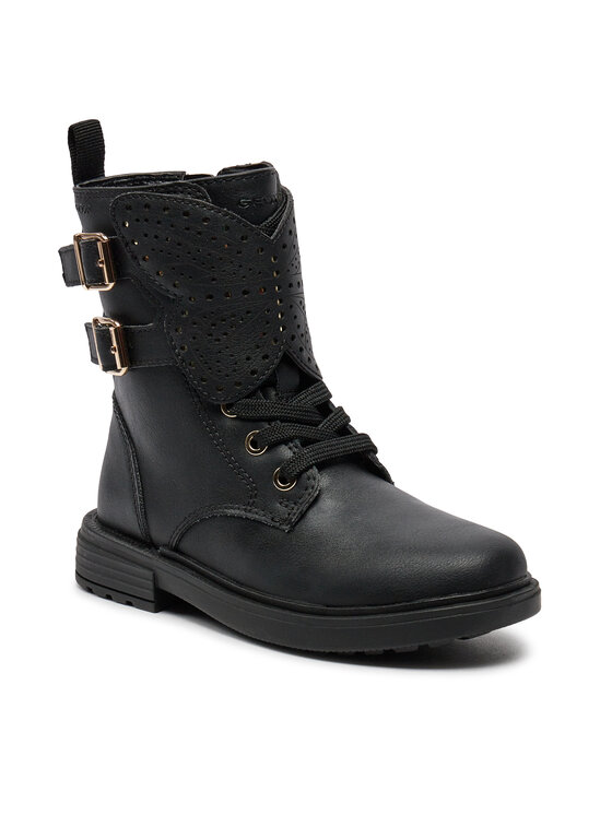 Geox Botki Geox J Eclair Girl J369QN 000BC C9999 M Czarny