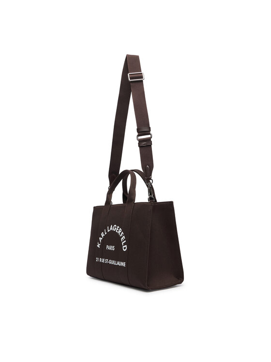 KARL LAGERFELD Ročna torba KARL LAGERFELD A1W50010 Rjava
