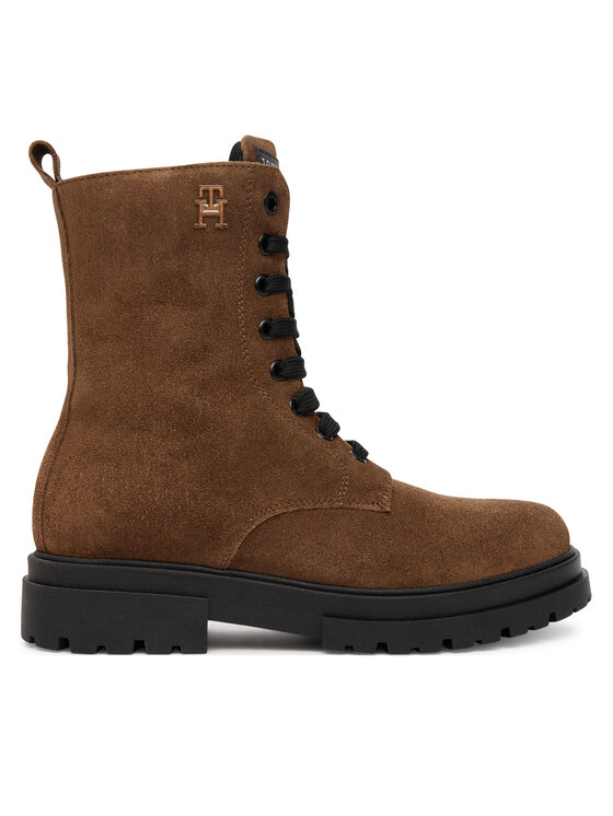 Tommy Hilfiger Bakancs Tommy Hilfiger Lace-Up Bootie T4A5-34024-1429 Barna