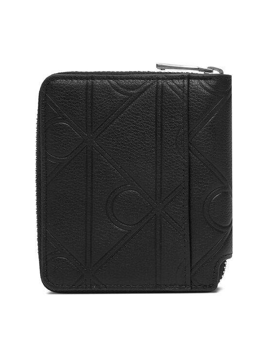 Calvin Klein Cartera Calvin Klein Xl Emblem Aop Emboss Zipp Bill Fo LV04D1176G Negro