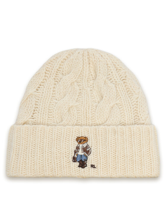 Polo Ralph Lauren Berretto Polo Ralph Lauren 455P23848001 Crema