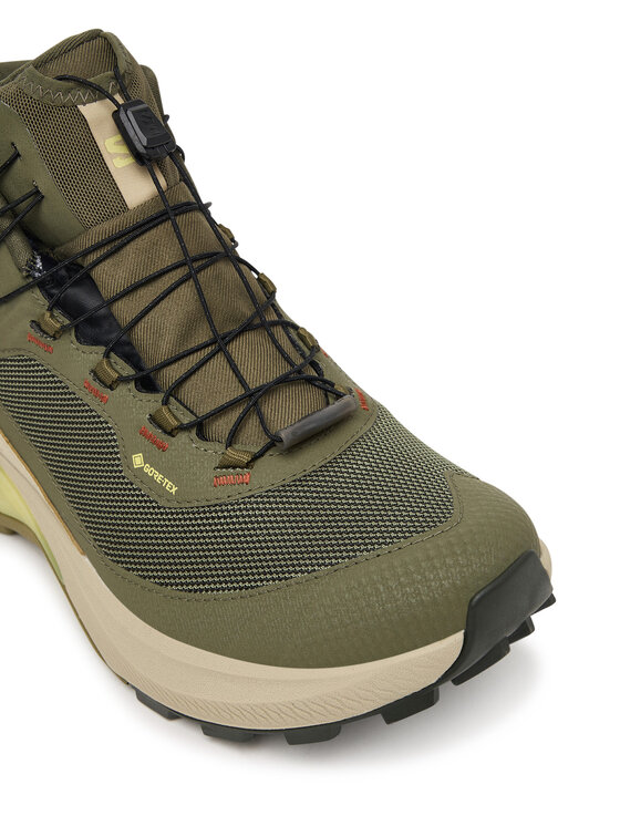 Salomon Bakancs Salomon Genesis Mid GTX L45409400 Khaki