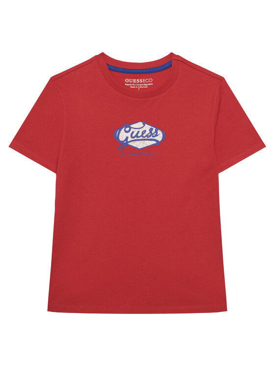 Guess Guess Camiseta L6RI02 K8HM4 Rojo Regular Fit
