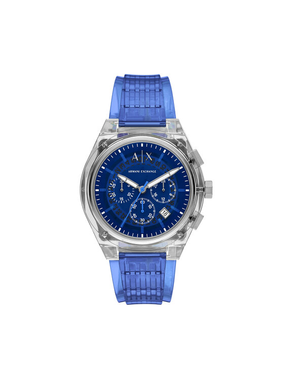 Armani Exchange Hodinky Armani Exchange Rafael Chronograph AX4166 Modrá