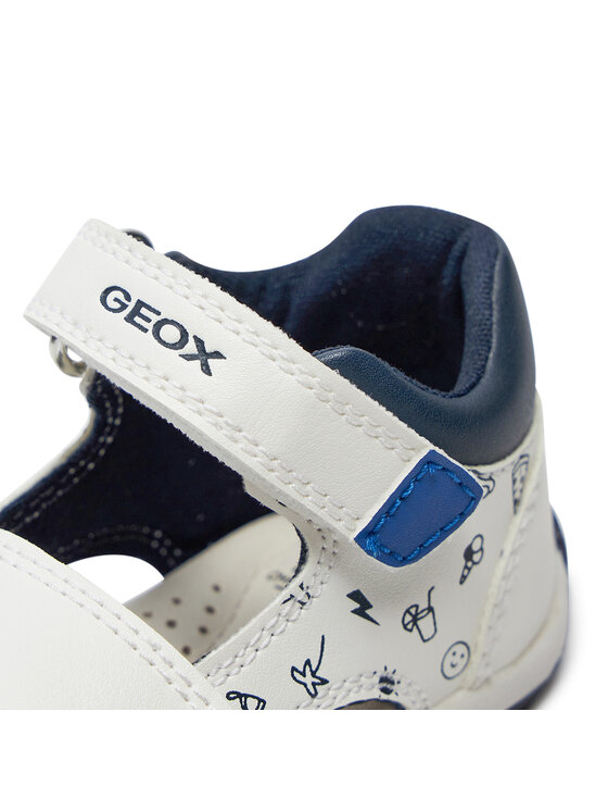 Geox Sandale Geox B Sandal Tapuz Boy B450XB 000BC C0293 Alb