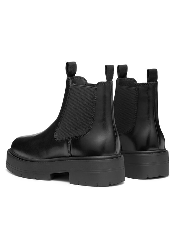 Geox Μποτάκια με λάστιχο Geox D Spherica Ec7 D56VDA 00043 C9999 Μαύρο