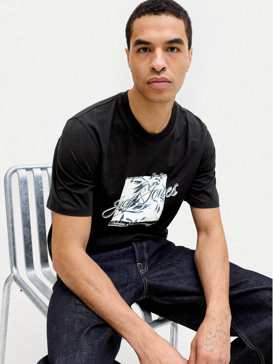 Jack & Jones Jack & Jones Camiseta Honolulu 12288088 Negro Regular Fit