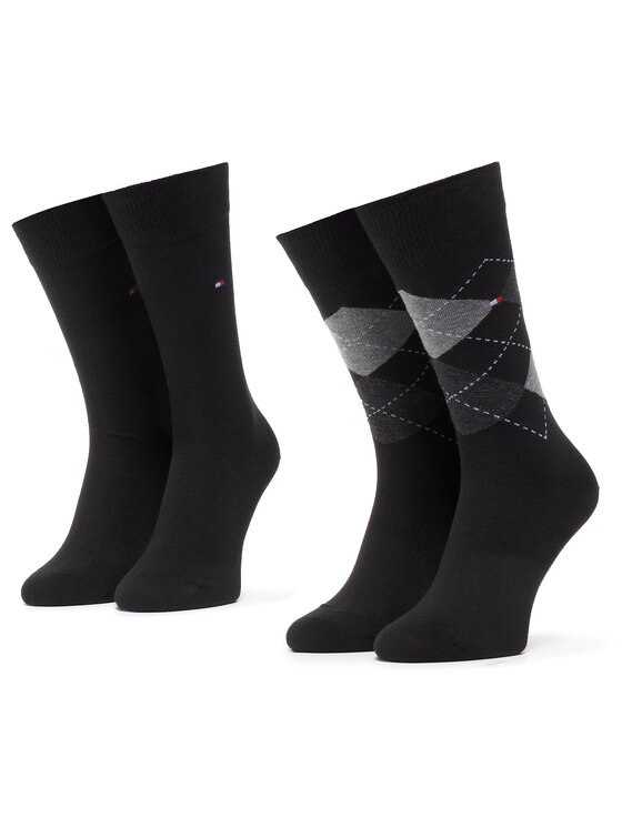 Tommy Hilfiger Dolge nogavice Tommy Hilfiger 100001495 Črna