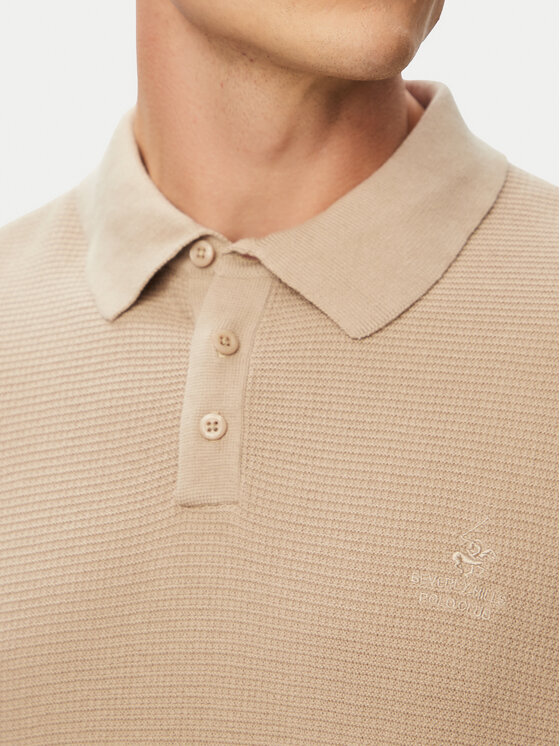 Beverly Hills Polo Club Beverly Hills Polo Club Polo P-SS26M-M7280BEI Beis Regular Fit