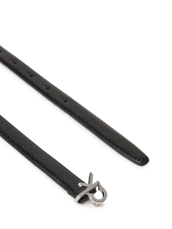 Calvin Klein Curea de Damă Calvin Klein Ck Buckle Skinny Belt 1.5_Mono K60K612933 Negru