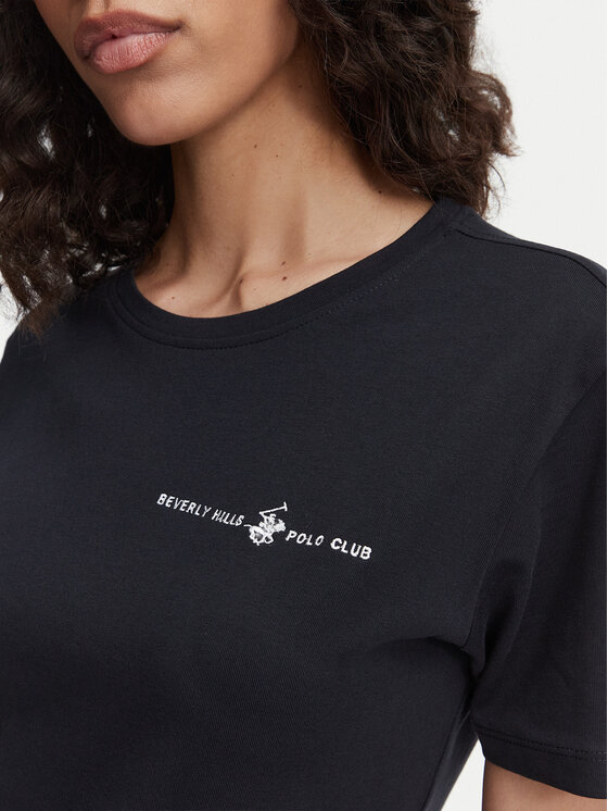 Beverly Hills Polo Club Beverly Hills Polo Club Camiseta P-SS26W-TS085 Azul marino Regular Fit