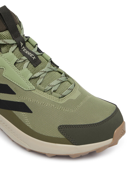 adidas Туристически adidas Terrex Anylander Mid Hiking Shoes JR6596 Зелен