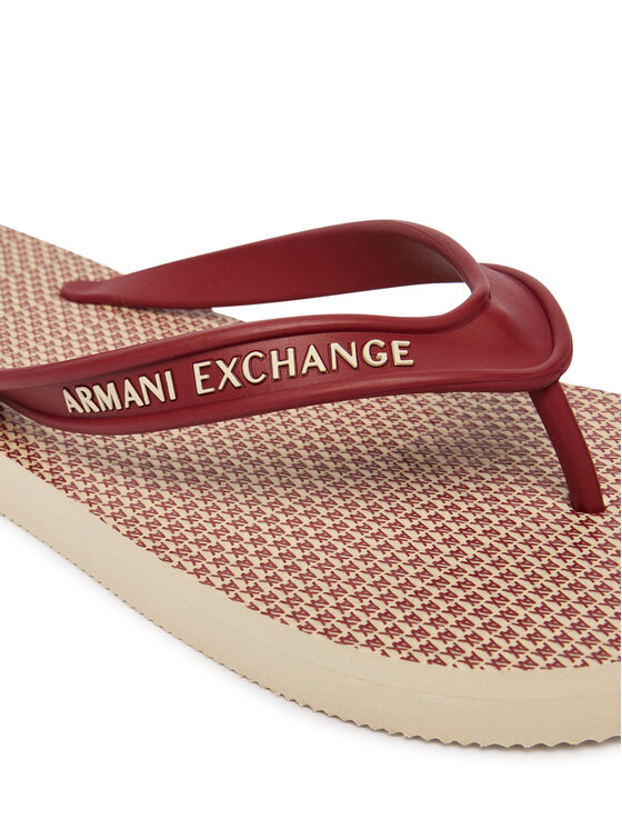 Armani Exchange В'єтнамки Armani Exchange XUQ002 XV676 M5145 Бордовий
