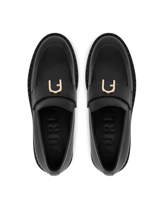 Furla Loafersy Furla New Legacy YJ81FNL WU0000 AL O6000 Černá