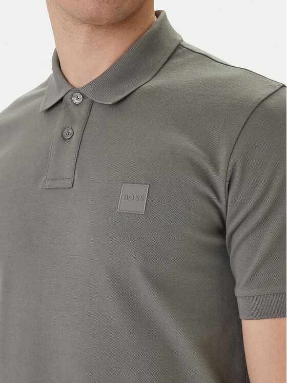 BOSS BOSS Polo Passenger 50507803 Gris Slim Fit