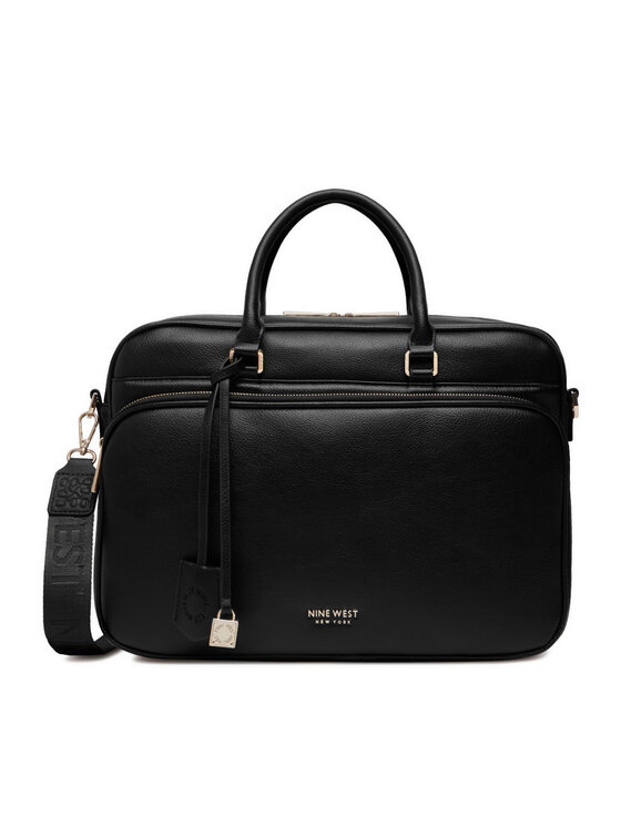 Nine West Taška na laptop Nine West EO-LUXE SOCIETY-LA374-4792 Čierna