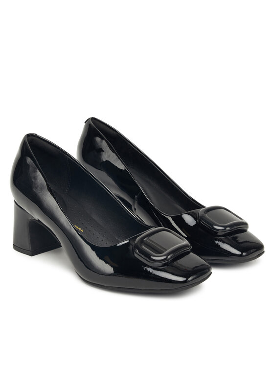 Clarks Salonarji Clarks Fernie Trim 26183037 Črna