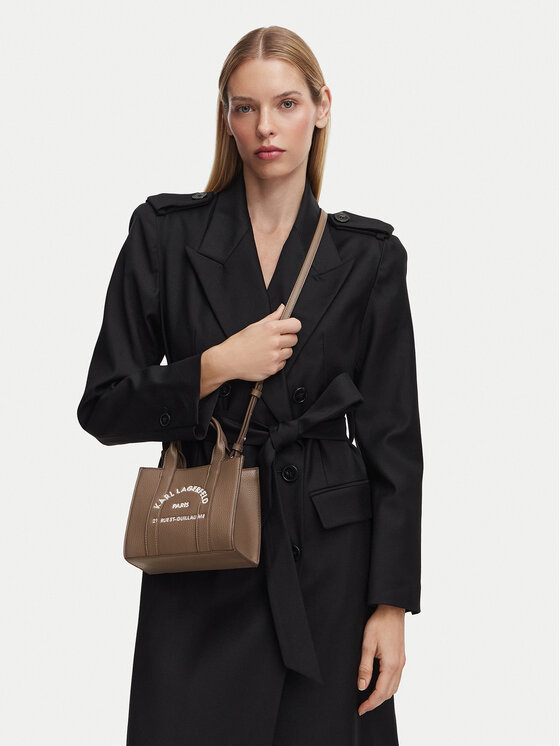 KARL LAGERFELD Torbica KARL LAGERFELD B1W30042 Smeđa