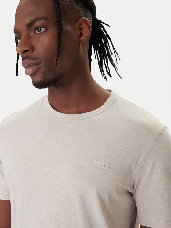 BOSS BOSS Camiseta Tegood 50508243 Beis Regular Fit