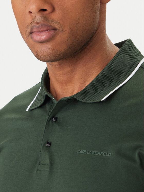 KARL LAGERFELD KARL LAGERFELD Polo 745080 562200 Verde Regular Fit