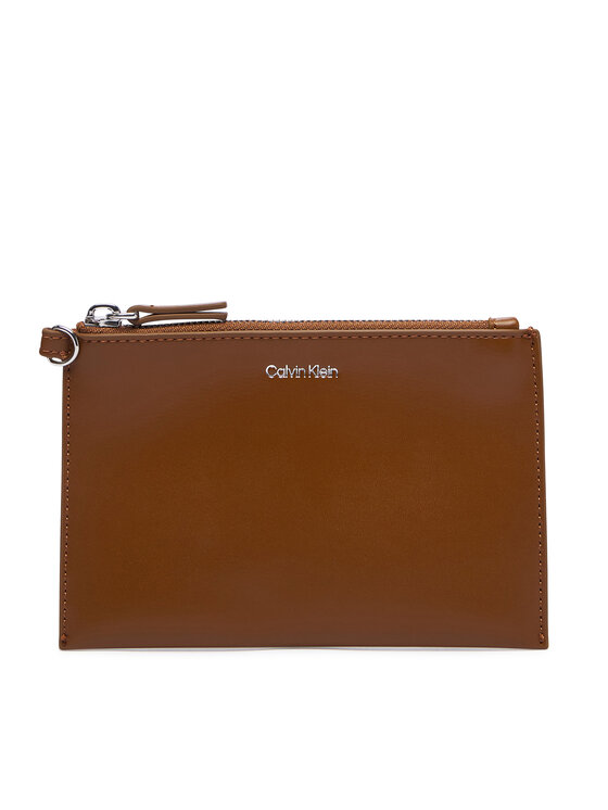 Calvin Klein Τσάντα Calvin Klein Emblem Aop Jacquard Camera Bag LV04F3535G Καφέ