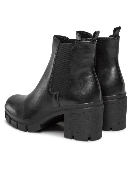 Tamaris Kotníková obuv s elastickým prvkem Tamaris 1-25409-41 Černá