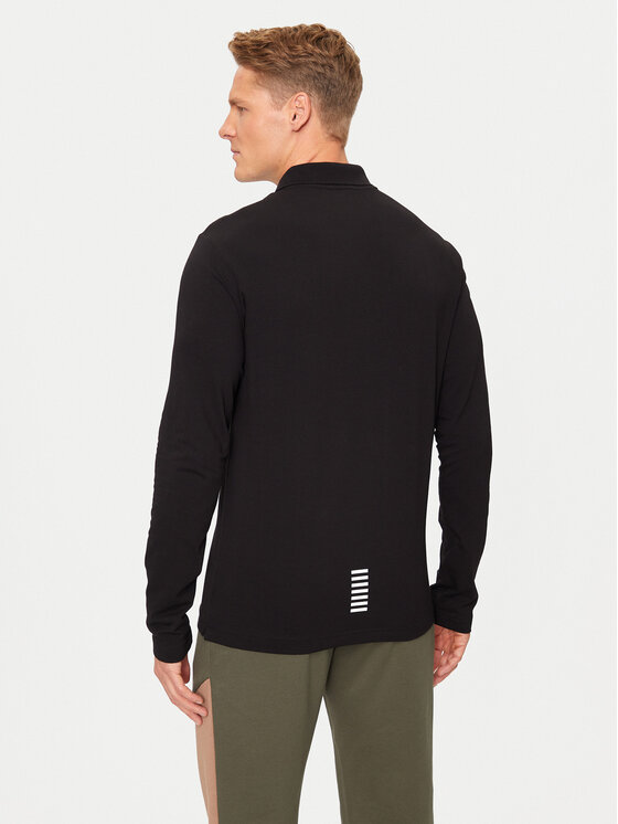 EA7 Emporio Armani EA7 Emporio Armani Поло 8NPF15 PJVQZ 1200 Чорний Regular Fit