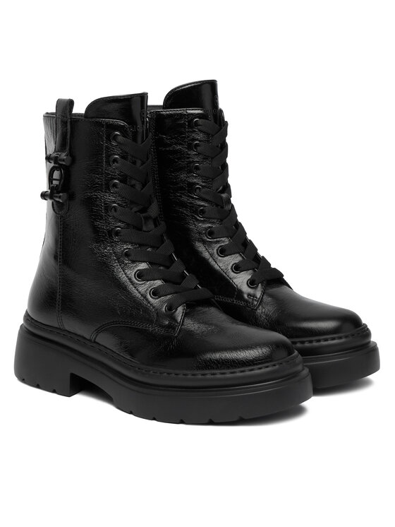 Aigner Šnurovacia obuv Aigner 1252020 Čierna