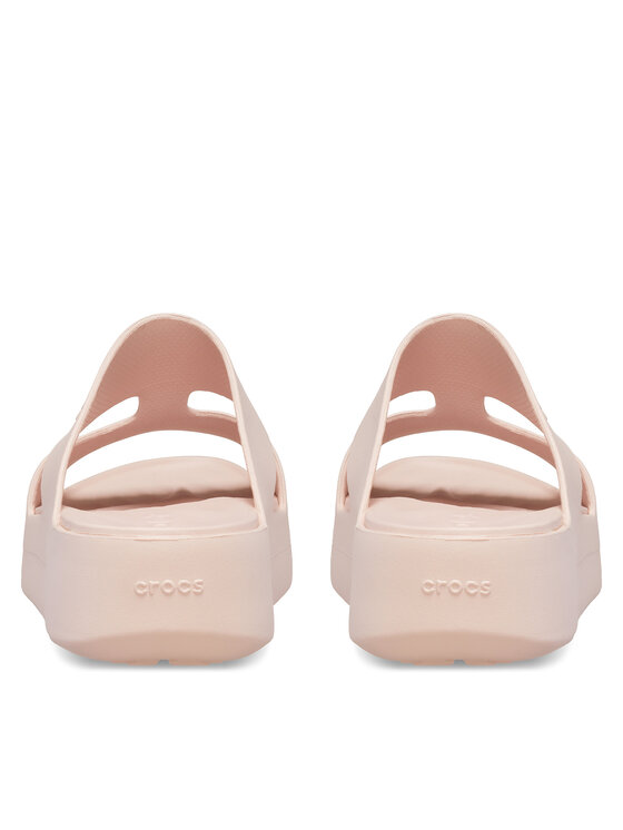 Crocs Шльопанці Crocs Getaway Platform H-Strap 209409 Écru