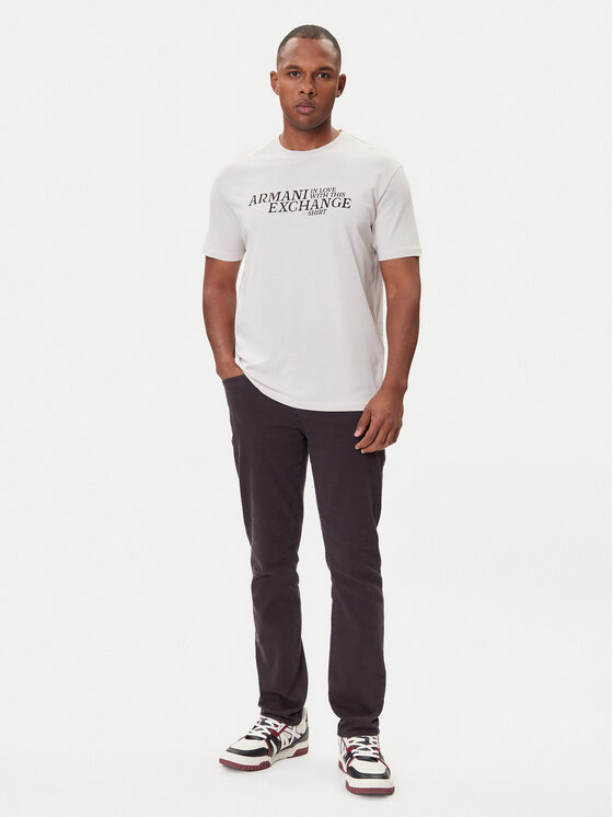 Armani Exchange Armani Exchange Camiseta XM001413 AF16432 M1164 Écru Regular Fit