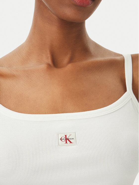 Calvin Klein Jeans Calvin Klein Jeans Top LV047F221G Blanco Slim Fit