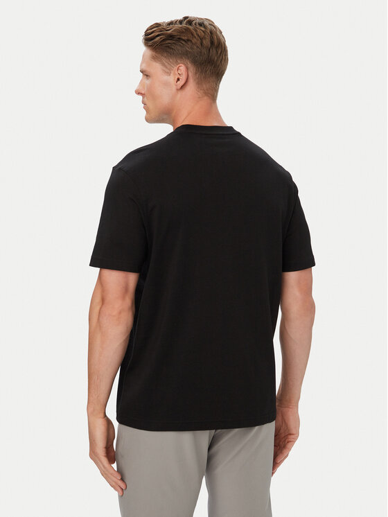 BOSS BOSS Camiseta Structure Logo 50566883 Negro Regular Fit