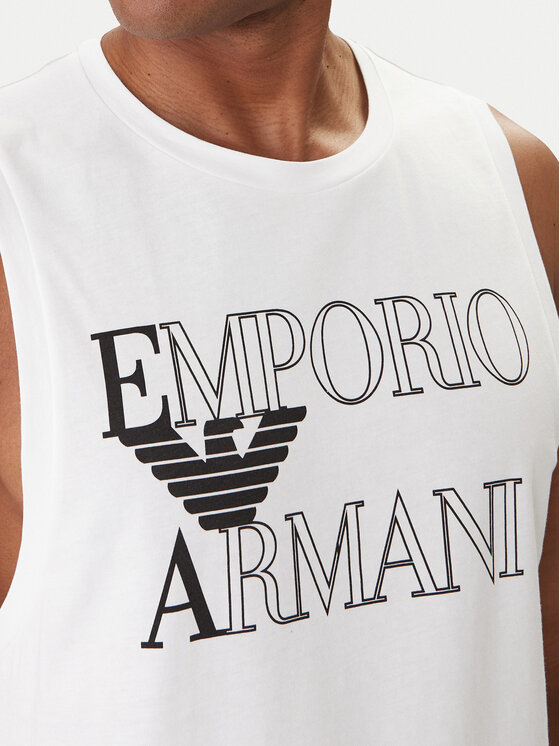 Emporio Armani Emporio Armani Camiseta sin mangas EM000572 AF20434 U0002 Blanco Regular Fit