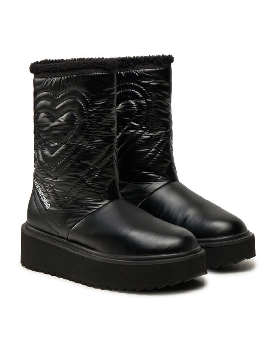 LOVE MOSCHINO Cizme de zăpadă LOVE MOSCHINO JA24286L0LIN600A Negru