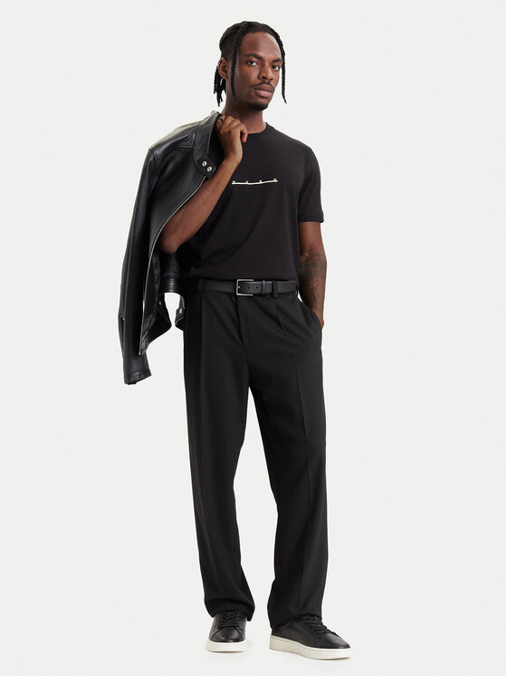 HUGO HUGO Camiseta Datri  50568118 Negro Regular Fit