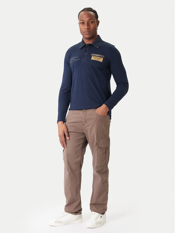 Aeronautica Militare Aeronautica Militare Polo 252PO1897UP00173 Azul marino Regular Fit