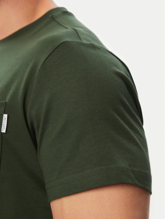 Beverly Hills Polo Club Beverly Hills Polo Club Camiseta P-SS26M-TS414000BTGR Verde oscuro Regular Fit