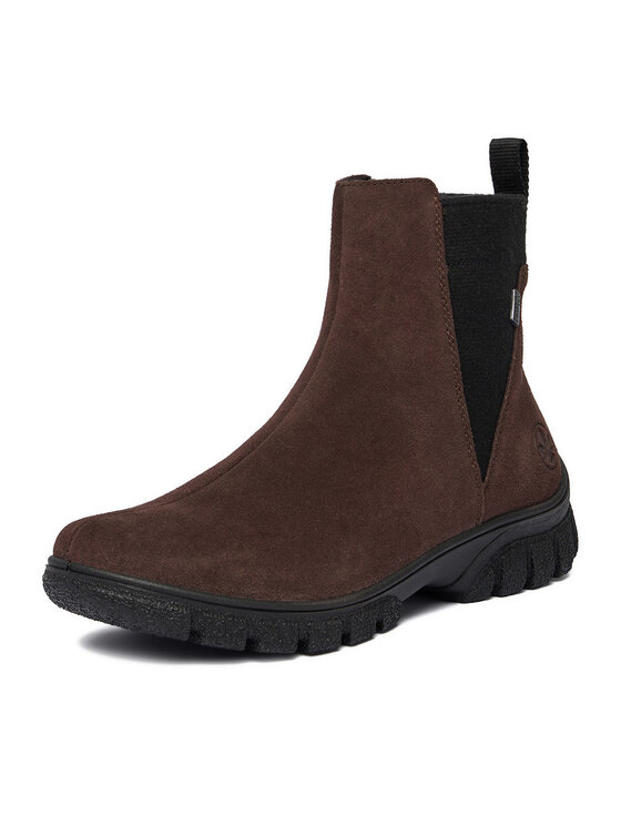 Rieker Botine Rieker CEO-Z7269-25 Maro închis