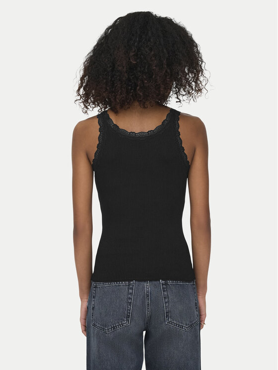 ONLY ONLY Top Sara 15345994 Črna Slim Fit