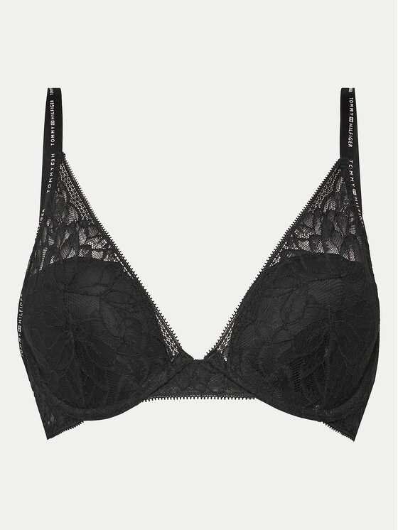 Tommy Hilfiger Tommy Hilfiger Reggiseno Bralette UW0UW05242 Nero