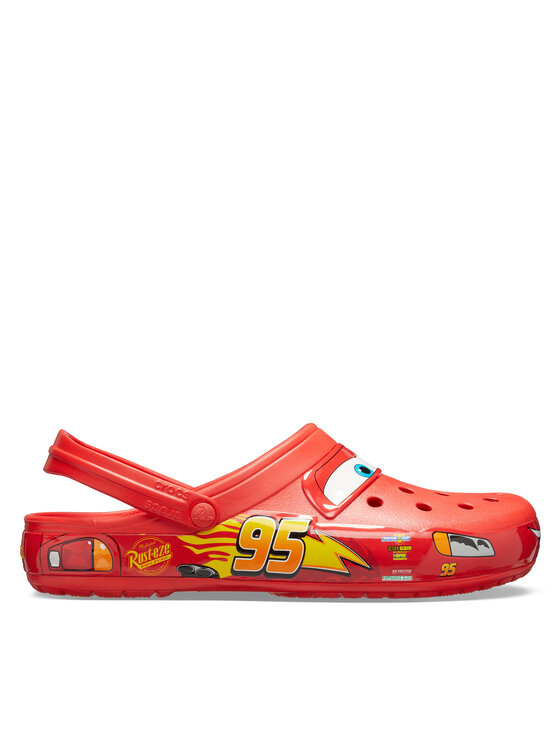 Crocs Şlapi Crocs Lightning Mcqueen Crocband Clog 205759 Roșu