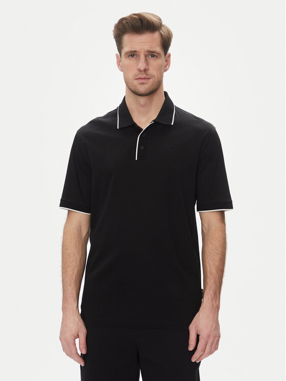 Armani Exchange Armani Exchange Поло XM000739 AF10364 UC001 Чорний Regular Fit