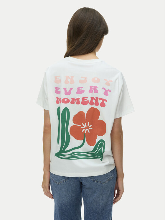 Vero Moda Vero Moda Póló Mariane 10343545 Fehér Oversize