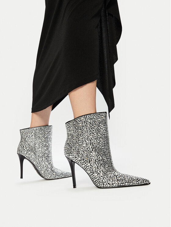 Steve Madden Ботильйони Steve Madden Sentinel-R SM11003450 Срібний