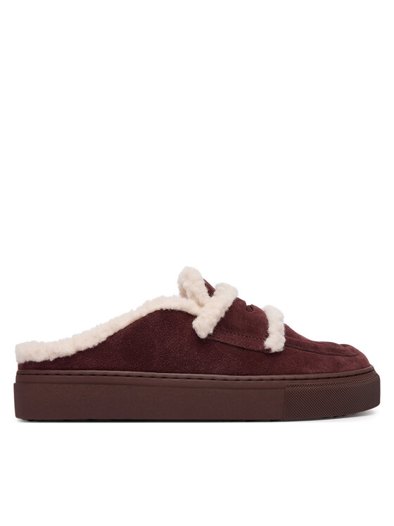 Inuikii Papucs Inuikii Mule Wool 1004.017.0011 Sötétbarna